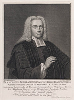 KG 06305
<br/>
Portret Franciscus Burmannes
<br/>
<em>Folkema, Jacob (1692-1767)</em>